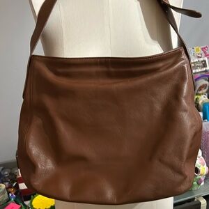 COACH Vintage Cognac Bucket Hobo Leather Shoulder Bag NO Hangtag
